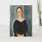 Carte Amedeo Modigliani - Serveuse (Devant)