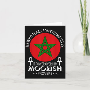 Carte Américain Mauresque Qui Craindre Soin Maures Islam
