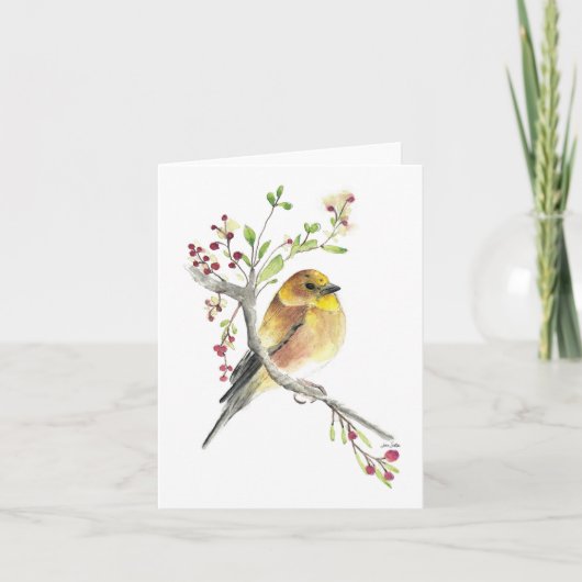 Carte américaine Goldfinch Bird (Devant)