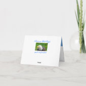 Carte American Bald Eagle Note (Dos)