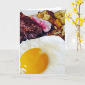 Carte American Breakfast Collection #3 (Fleur jaune)