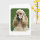 Carte American Cocker Spaniel 9Y244D-035_2 (Fleur jaune)