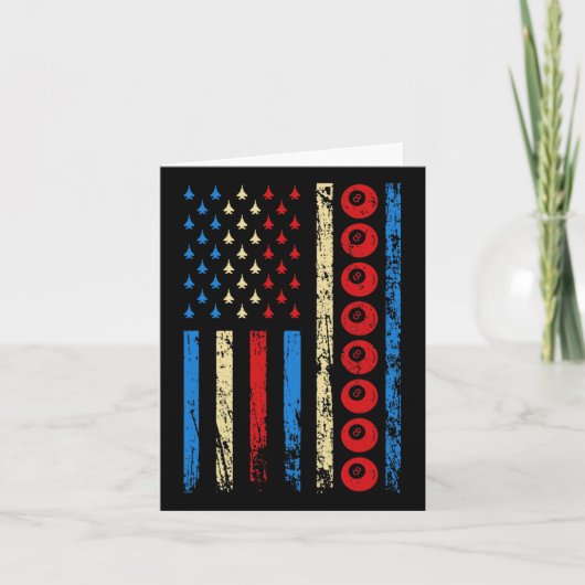 Carte American Cue Sports Drapeau Athletic Billiards 4èm (Devant)