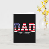 Carte American Dad Est 2024 Première Fête des Pères Prom (Fleur jaune)