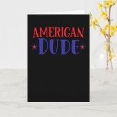 Carte American Dude (Fleur jaune)
