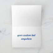 Carte American Flag Circa 1890, photo et citation (Intérieur)