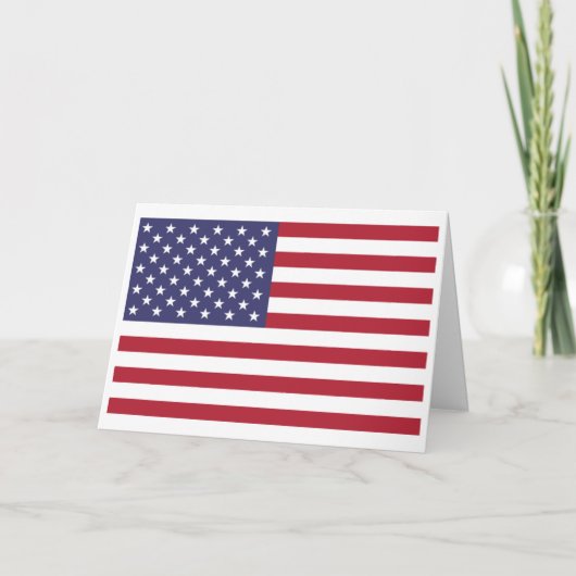 Carte American Flag, Flag of United States (Devant)