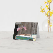 Carte American Flags & Barne Note (Fleur jaune)