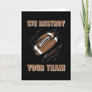 Carte American Football Team Game USA Player Sports Gift