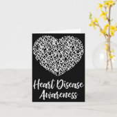 Carte American Heart Month Suprt Tees Co Heart Disease A (Fleur jaune)