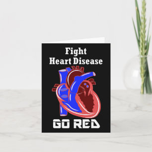 Carte American Heart Moth Go Red For Heart Disease Awar