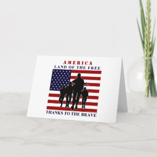 Carte American Patriotic Blank