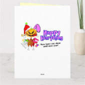 Carte American Railroad Train Engineer Big Birthday Card (Dos)