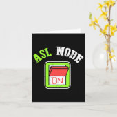 Carte American Sign Language Asl Im Sensibilisation des (Fleur jaune)