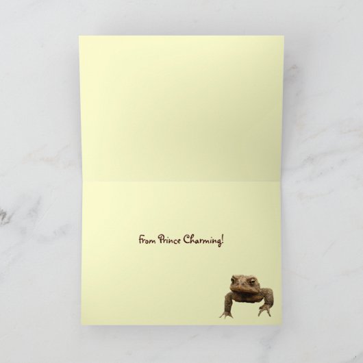 Carte American Toad Birthday (Intérieur)