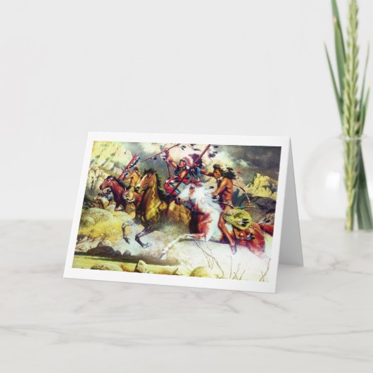 Carte Amérindien - CHEYENNE (Devant)