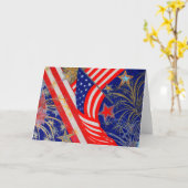 Carte Amérique (Fleur jaune)