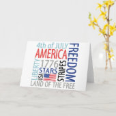 Carte Amérique (Fleur jaune)