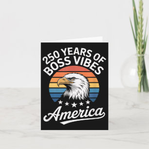 Carte Amérique 250 Ans De Boss Vibes Vintage Usa