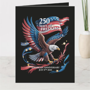 Carte Amérique 250 Ans de Liberté 1776-2026