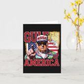 Carte Amérique du Golfe des États-Unis Salutation Trump (Fleur jaune)
