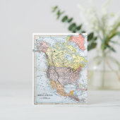 CARTE : AMÉRIQUE DU NORD, 1890 (Debout devant)