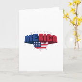 Carte Amérique latine (Fleur jaune)