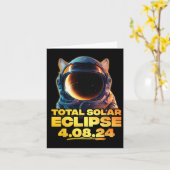 Carte Amérique Totalité 4.08.24 Total Éclipse Solaire Ch (Fleur jaune)