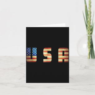 Carte Amérique USA Drapeau Patriotique 4 juillet Hommes