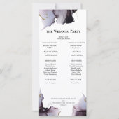 Carte Améthyste Abstrait Muté Heather Purple (Dos)