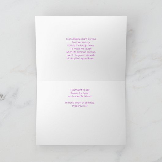 Carte Ami (Intérieur)