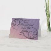 Carte Ami 50e anniversaire (Devant)