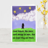 CARTE AMI-ANNIVERSAIRE (Fleur jaune)