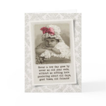 Ami Anniversaire - Vintage fille à Bonnet