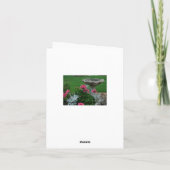 Carte Ami, Birthbath et floral (Dos)