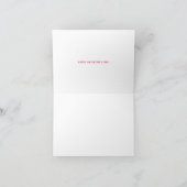 Carte Ami conversation rose blanc coeur Valentine's (Intérieur)