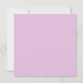 Carte Ami conversation violet coeur Saint Valentin (Dos)