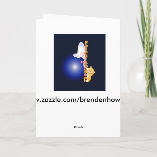 Carte ami d'adieu (Dos)