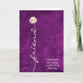 Carte Ami Daisy avec Ladybugs Card (Devant)