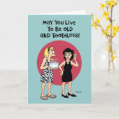 Carte Ami d'anniversaire drôle (Fleur jaune)