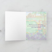 Carte Ami de jardinage de joyeux anniversaire d'allium (Intérieur)