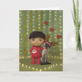 Carte Ami de marionnettes de Noël (Devant)