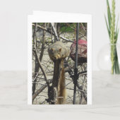 Carte Ami drôle d'écureuil (Dos)