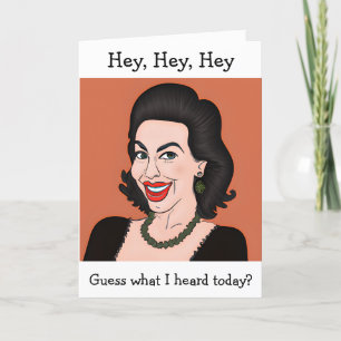 Carte Ami drôle Gossiping   Maintenir le contact