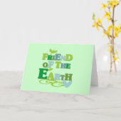 Carte Ami du T-shirts et des cadeaux de la terre (Fleur jaune)