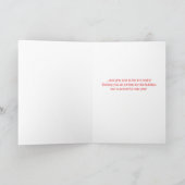 Carte Ami ou amis Joyeuses Fêtes de Noël Mignon (Intérieur)