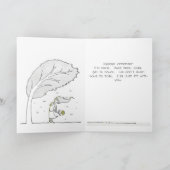 Carte Ami quand la vie est écrasante Soutien (Intérieur)