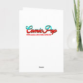 Carte Ami sarcastique amusante | Dame rétro avec boisson (Dos)