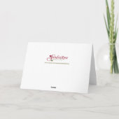 Carte Ami secret Incroyable Anniversaire Labyrinthe Chie (Dos)