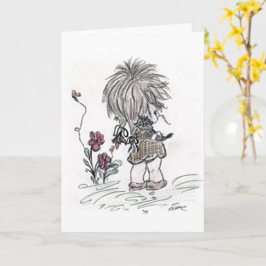 Carte Ami spécial (Fleur jaune)